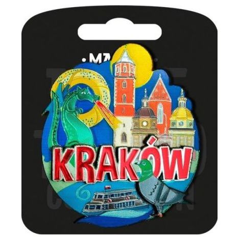 Magnes Pan Dragon Kraków Smok i Gołąb